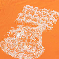 Fast And Loose Skeletal Cleansing T-Shirt - Orange | Backyard BMX Shop UK