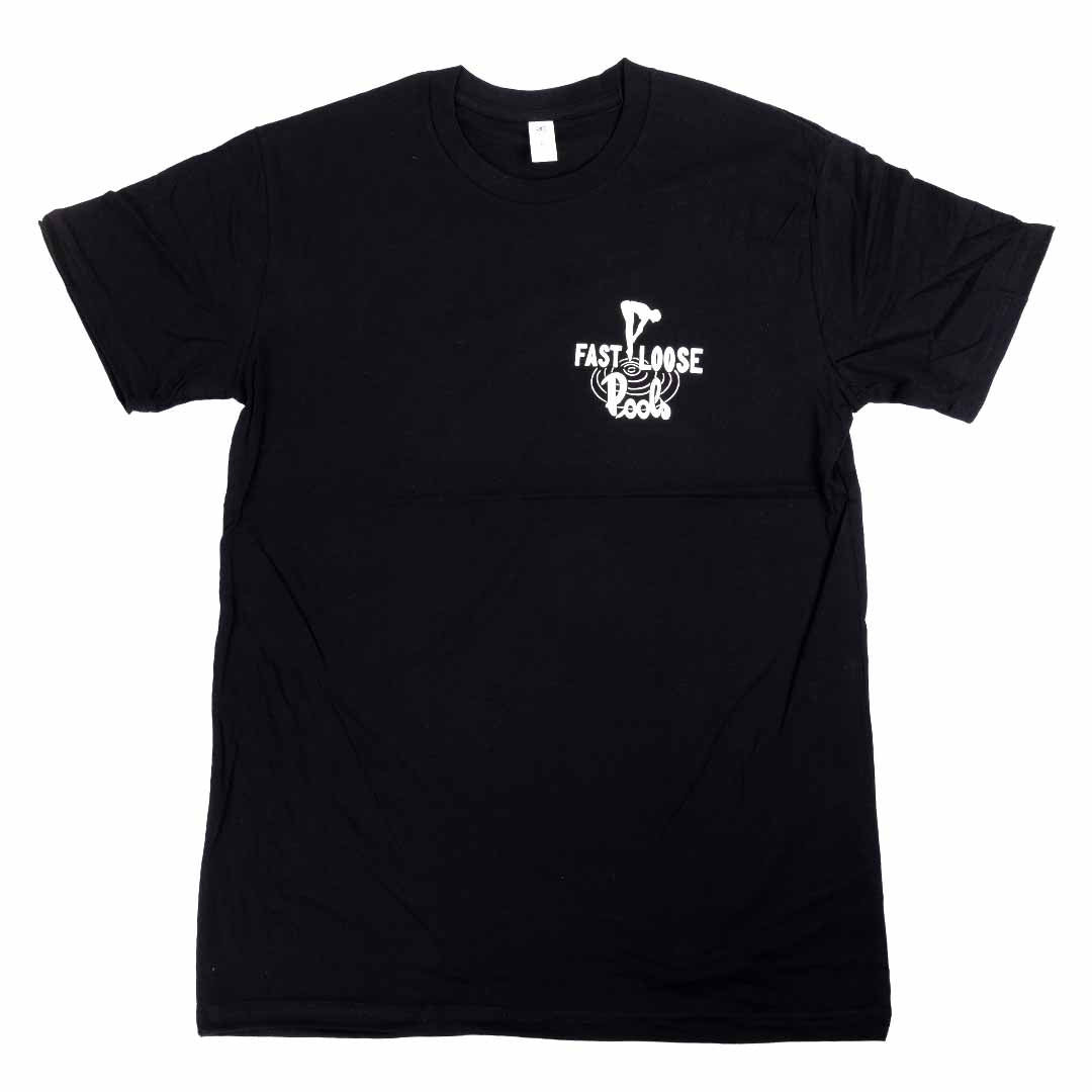 Fast And Loose Pool Haven T-Shirt - Black | Backyard BMX Shop UK