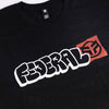 Federal Tagged T-Shirt - Black Detail | Backyard UK BMX Shop Hastings