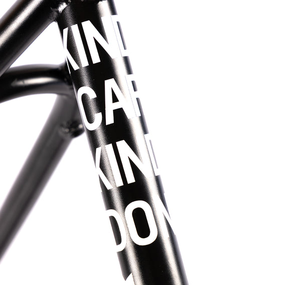 Federal Bike Joe Jarvis V2 BMX Frame - Black seat stay graphic