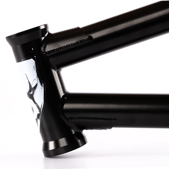 Federal Bike Joe Jarvis V2 BMX Frame - Black top and down tube gussets