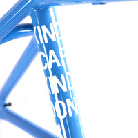 Federal Bikes Joe Jarvis V2 BMX Frame - Blue Funk seat stay sticker