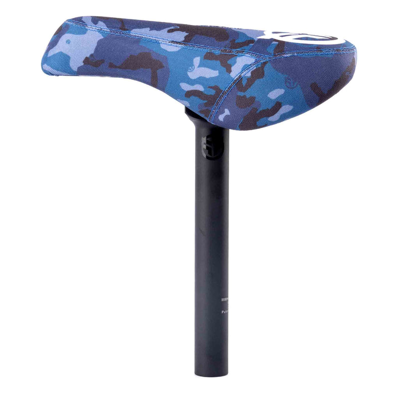 Federal Mid Pivotal Logo Seat - Blue Camo with Federal Pivotal seat post built together