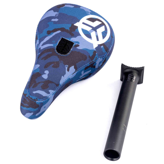 Federal Mid Pivotal Logo Seat - Blue Camo with Federal Pivotal seat post