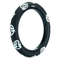 Federal Command LP Tyre - Black With White Logos 2.40" - FADED LOGOS (Factory Seconds)