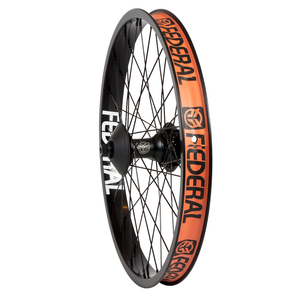 Federal Bmx LHD Stance Female Cassette Rear Wheel With Butted Spokes Black 9 Tooth