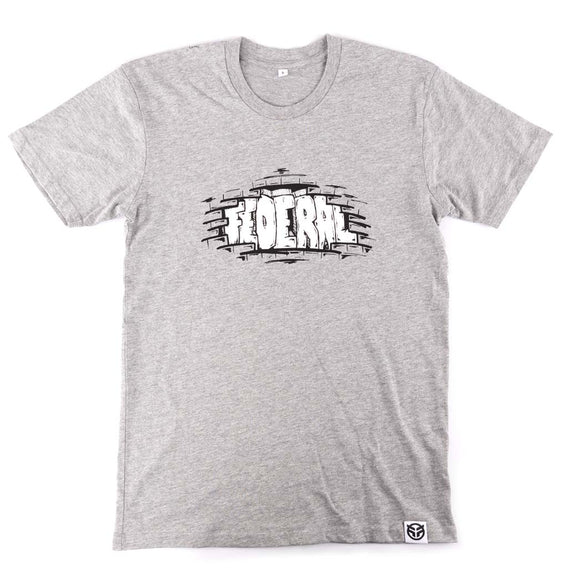 Photo of the Federal Bricks t-shirt in grey on a white background