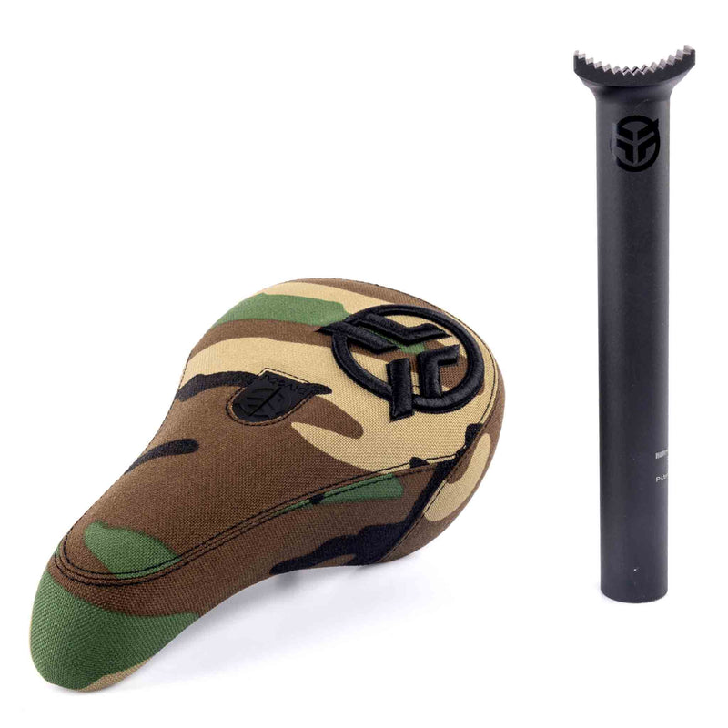 Federal Mid Pivotal Logo Seat in Camo with Federal Pivotal seat post