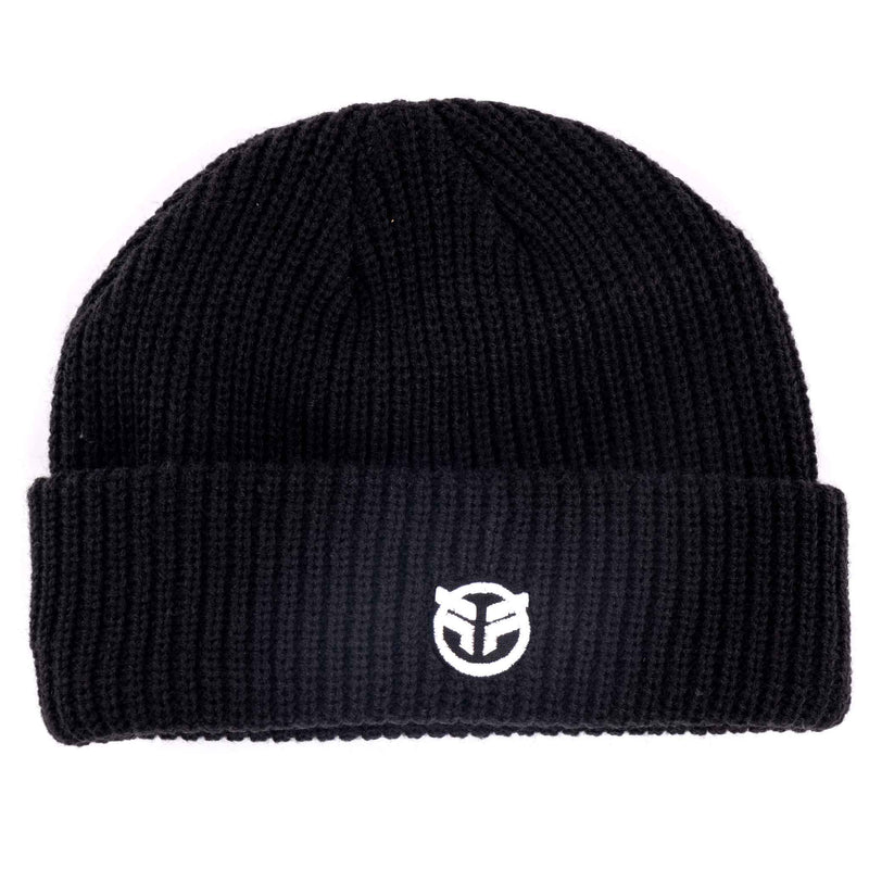 federal BMX fisherman beanie heather black front