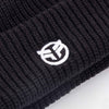 federal BMX fisherman beanie heather grey logo detail close up