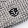 federal BMX fisherman beanie heather grey logo detail