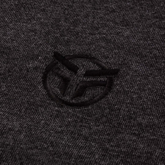 Federal Embroidered Crew Sweatshirt Grey/Black embroidered patch