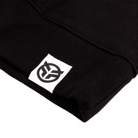 Federal Tagged Outline Hoodie Black hem