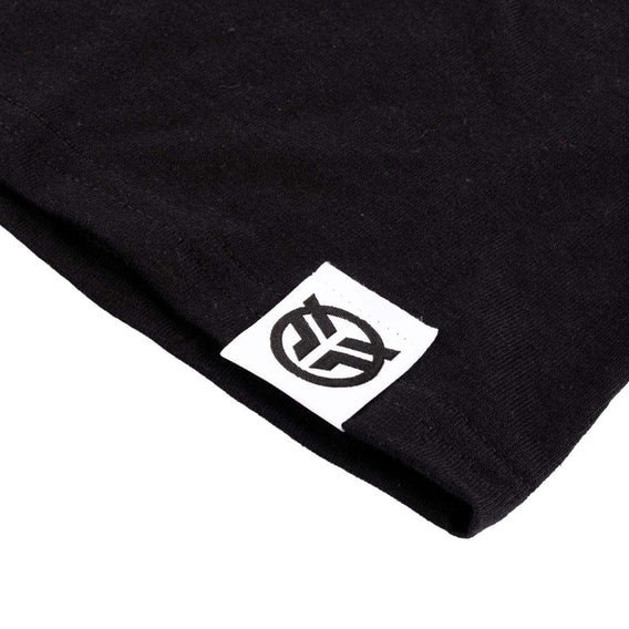 Federal Tagged Outline Long Sleeve T-shirt Black hem