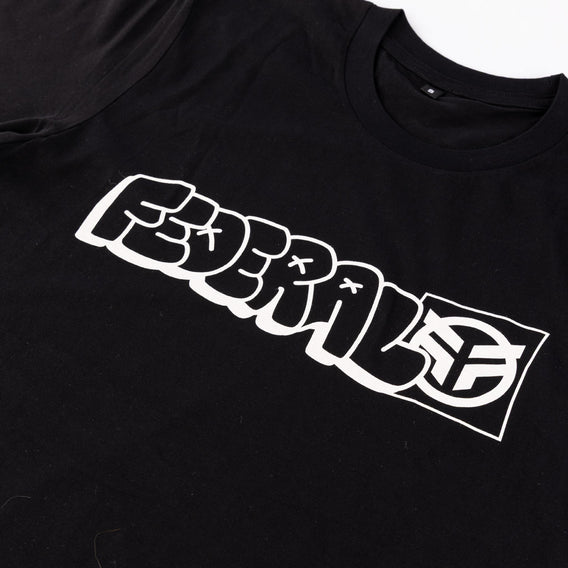 Federal Tagged Outline T-Shirt - Black detail