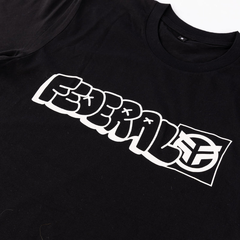 Federal Tagged Outline T-Shirt - Black detail