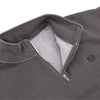 Federal Workers Fleece - Faded Black collar detail