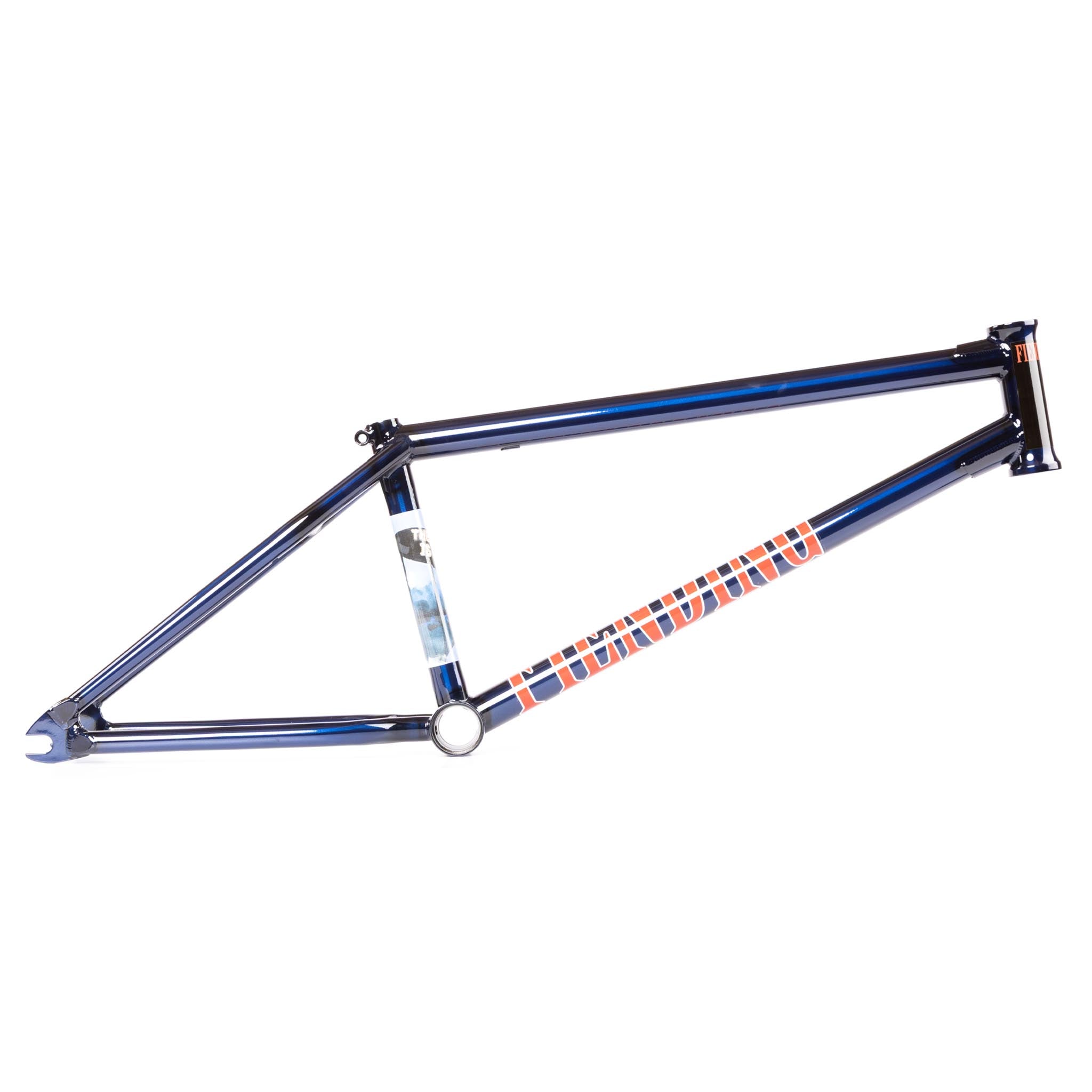 Fiend Mills BMX Frame - Gloss Trans Blue