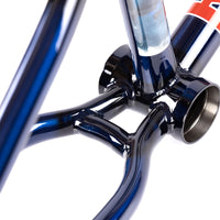 Fiend Mills BMX Frame - Gloss Trans Blue