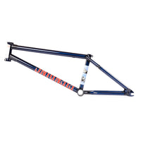 Fiend Mills BMX Frame - Gloss Trans Blue