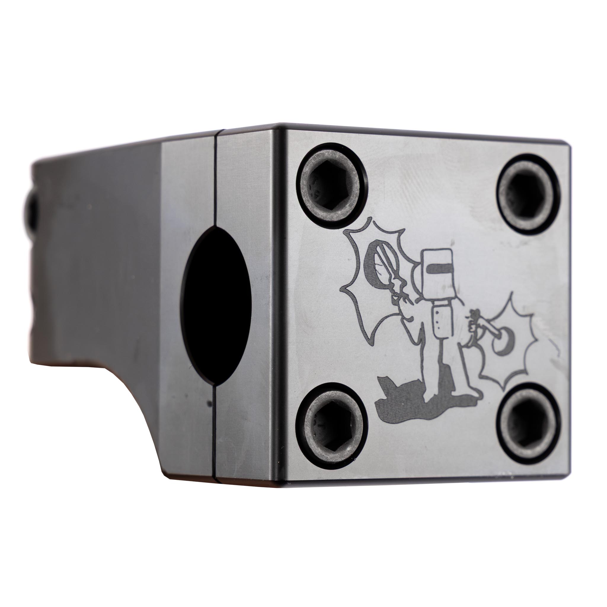 Fiend Mills Front Load Stem - Matt Black 50mm Reach