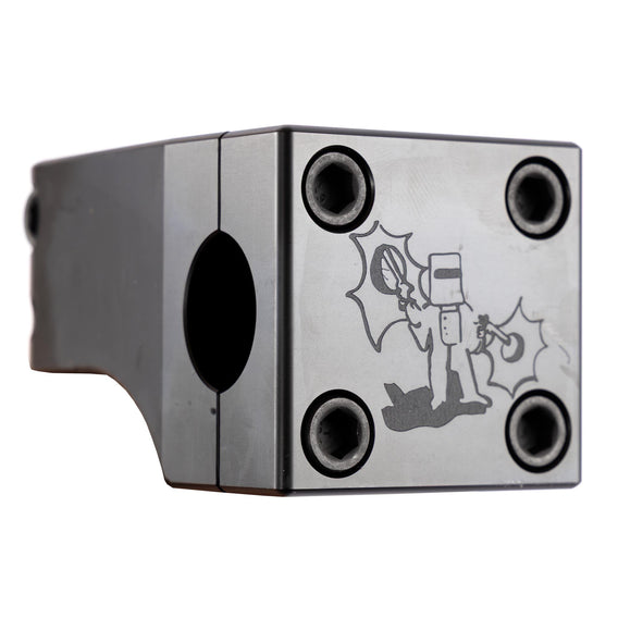 Fiend Mills Front Load BMX Stem - Matt Black 50mm Reach