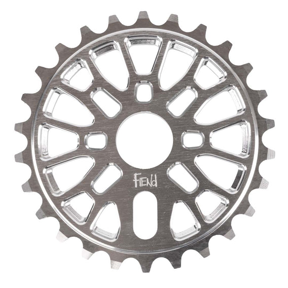 fiend omicron v2 bmx sprocket polished silver