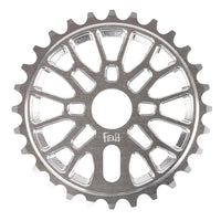 fiend omicron v2 bmx sprocket polished silver