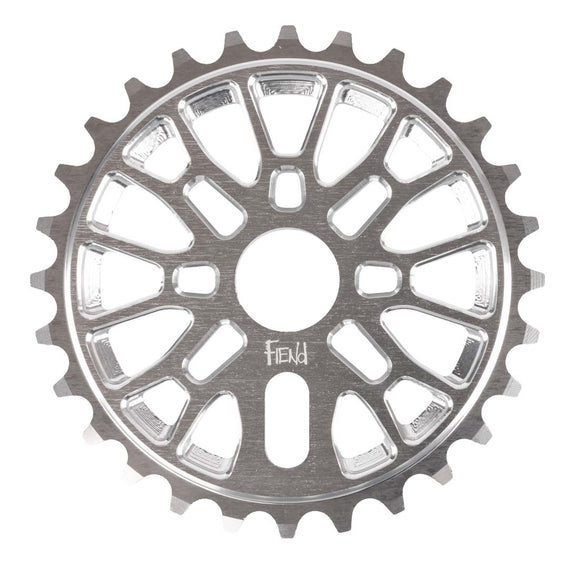 fiend omicron v2 bmx sprocket polished silver