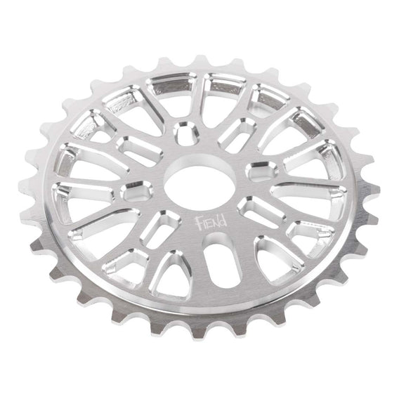 fiend omicron v2 bmx sprocket polished silver