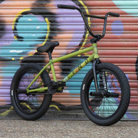 Fiend Raekes Bike - Trans Earth Green With Black Parts 20.8"