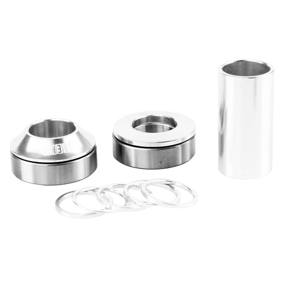 fiend ransom mid bb polished silver backyard bmx