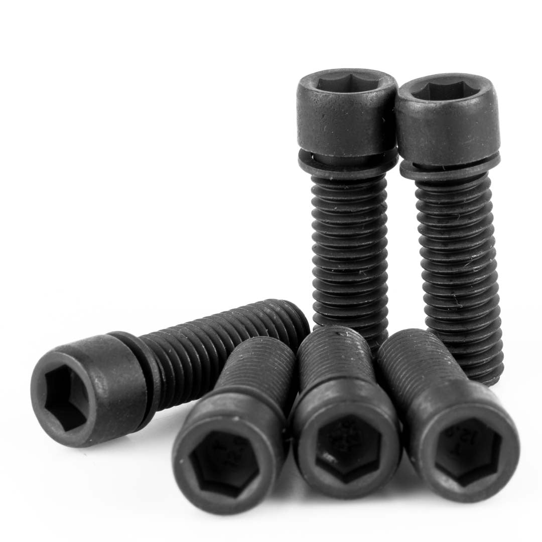 6 pack of replacement bmx stem bolts for fiend bmx stem
