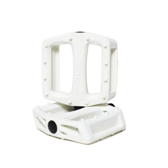 fiend reynolds plastic bmx pedals white