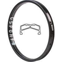 gsport ribcage black bmx rim