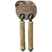 ODI Hucker Flangeless Grips - Tan 160mm | Backyard BMX UK Shop