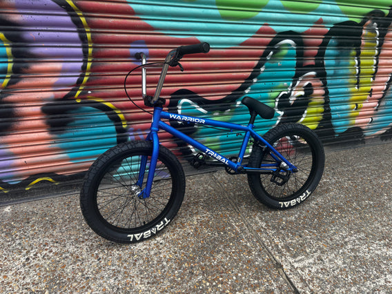 Tribal Warrior 20" BMX - Matte Blue - COLLECTION ONLY