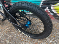 Tribal Dragon 20" BMX - Matte Black With Blue parts - COLLECTION ONLY