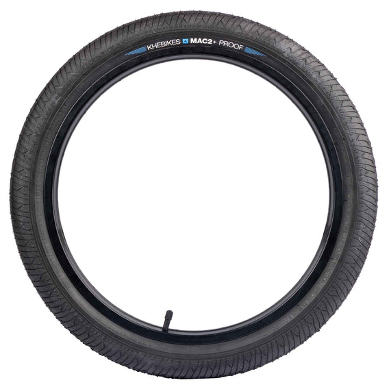 KHE Mac2+ Proof Tyre - Black 2.30" side profile | Backyard UK BMX Shop