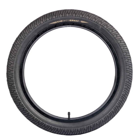 KHE Mac3 Tyre - Black 2.40" profile | Backyard UK BMX Shop 