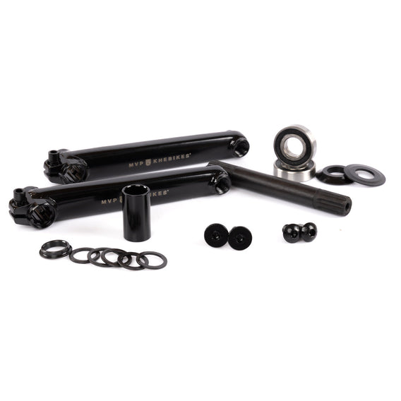 KHE MVP V1 19mm Cranks 8 Splined - Black 170mm