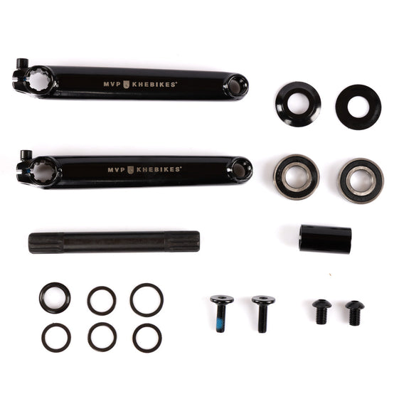 KHE MVP V1 19mm Cranks 8 Splined - Black 170mm