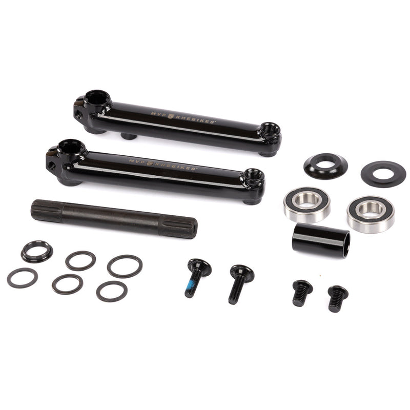 KHE MVP V1 19mm Cranks 8 Splined - Black 170mm