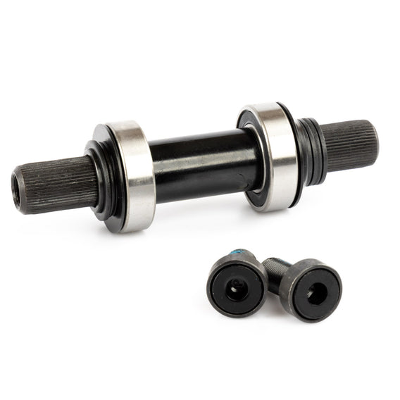 KHE Mid Bottom Bracket With 48 Spline Axle - Black 19mm with bolts