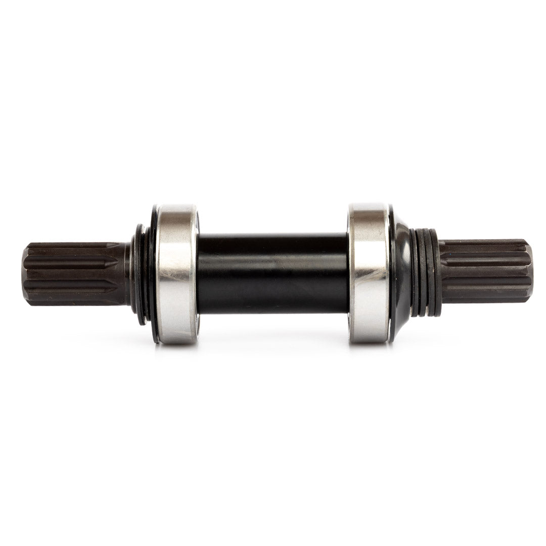 KHE Mid Bottom Bracket With 8 Spline Axle - Black 19mm