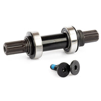 KHE Mid Bottom Bracket With 8 Spline Axle - Black 19mm with bolts