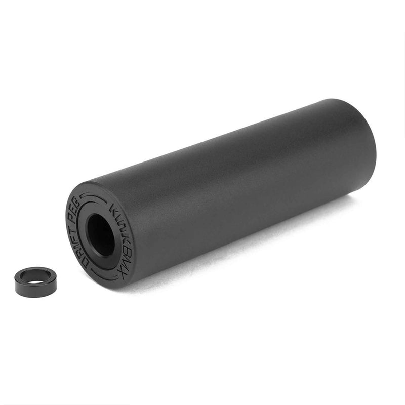 Kink Drift 4.8" plastic / alloy peg - black 14mm with 10mm adapter