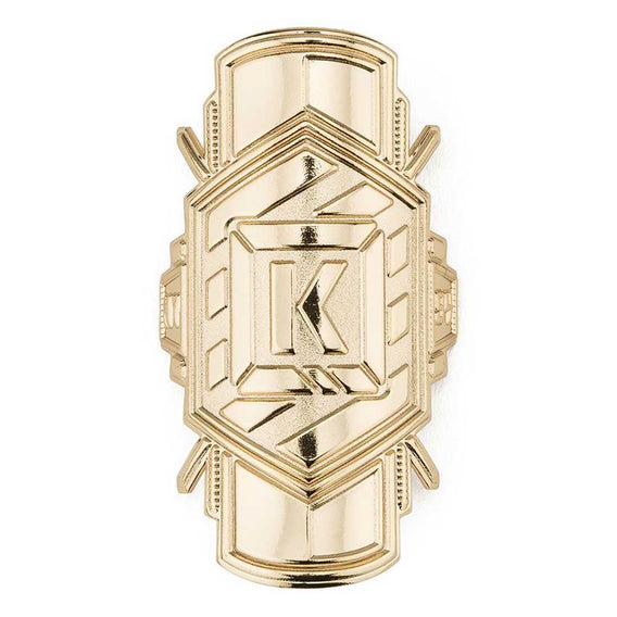 Kink K-Brick Head Tube Badge - Gold