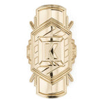 Kink K-Brick Head Tube Badge - Gold