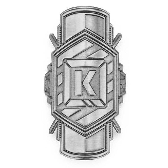Kink K-Brick Head Tube Badge - Silver